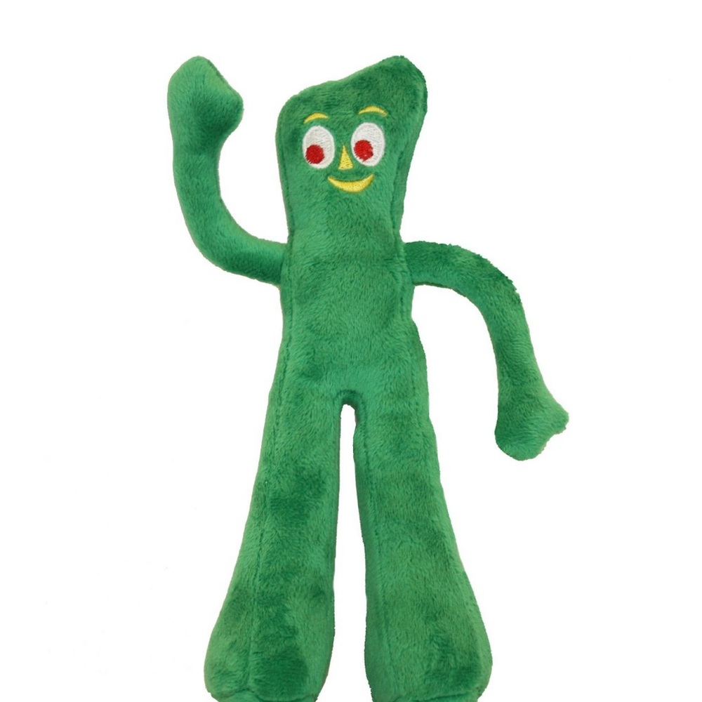 GUMBY Plush Squeaky Dog Toy New with Tags